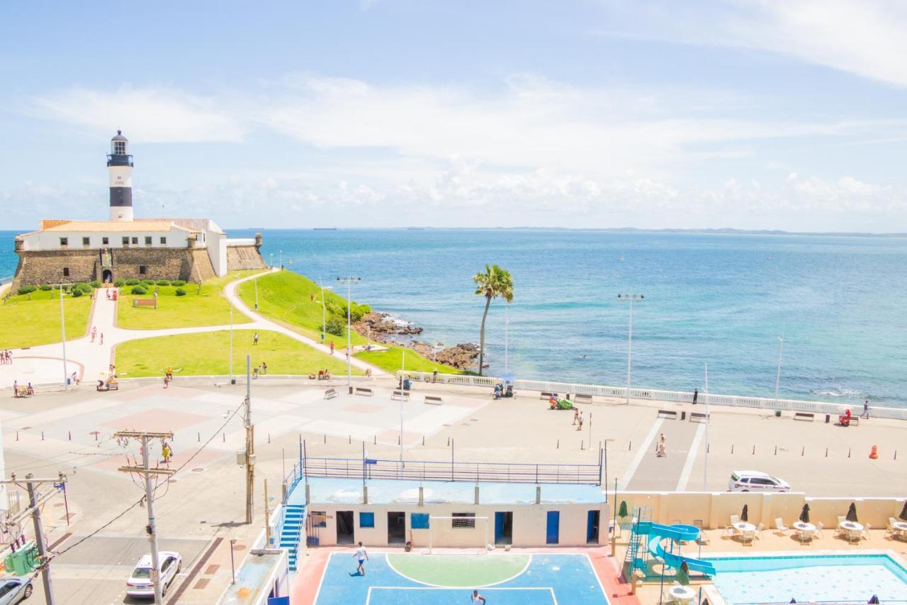 Apartamento No Farol Da Barra. Vista Deslumbrante Para O Mar! No Circuito Do Carnaval. Ao Lado Do Porto Da Barra ! Салвадор Екстер'єр фото