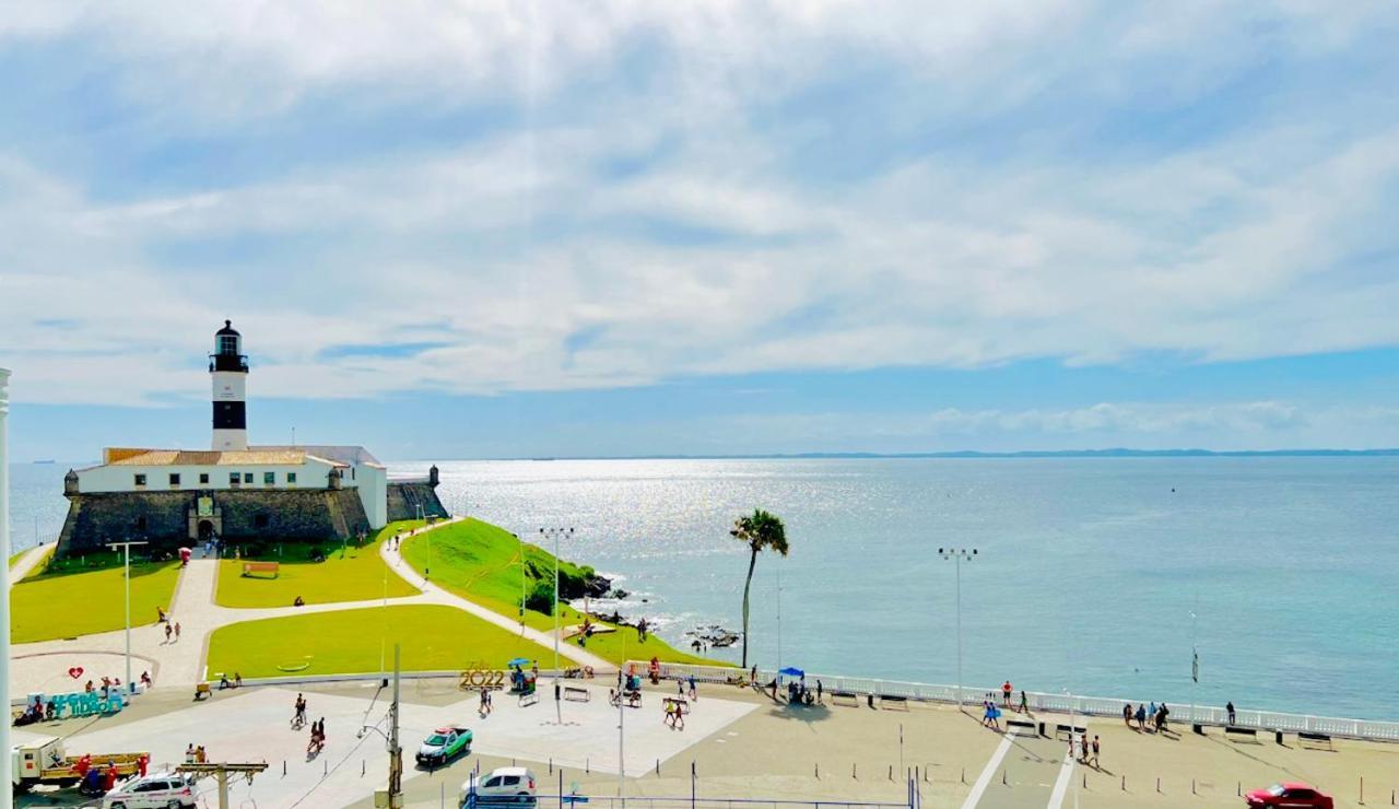 Apartamento No Farol Da Barra. Vista Deslumbrante Para O Mar! No Circuito Do Carnaval. Ao Lado Do Porto Da Barra ! Салвадор Екстер'єр фото